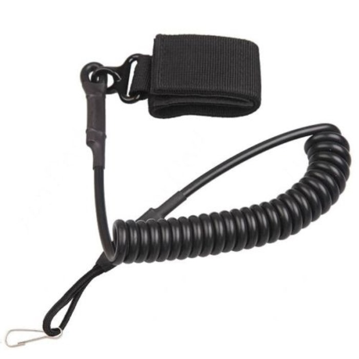 Telescopic Tactical Spring Sling Adjustable Hand Gun or Bag Sling BK - Click Image to Close