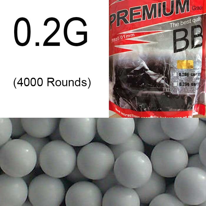 Airsoft BB 0.20g Glow Dark BBs PELLETS Premuim Ammo 4000rd