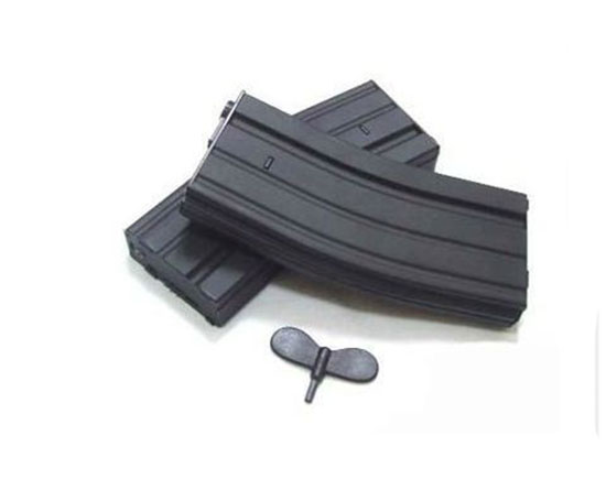 Airsoft BB Magazine Clip 300 RD Metal M4 M16