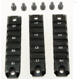 3pieces Picatinny Rail Set for G36 G36C Series - Click Image to Close