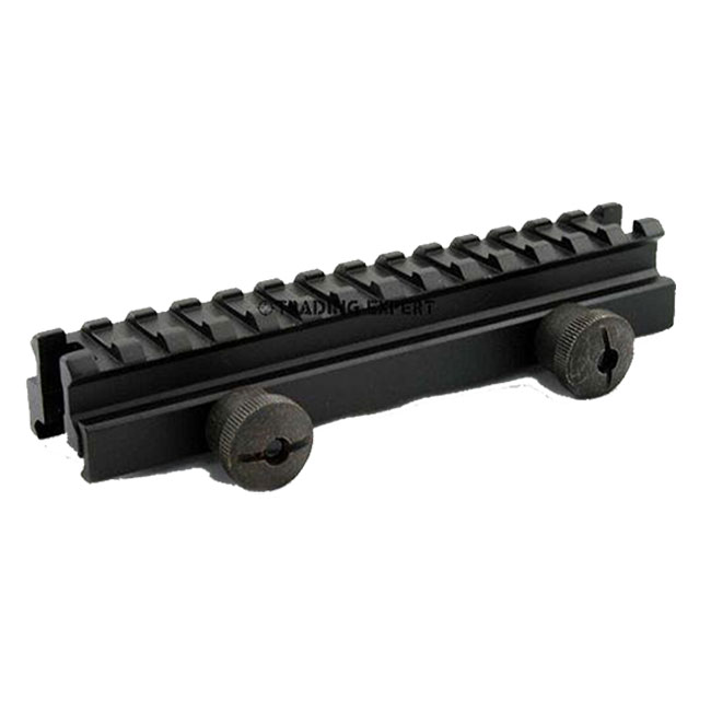 Weaver rail system 5 inch low profile raiser mount - Click Image to Close