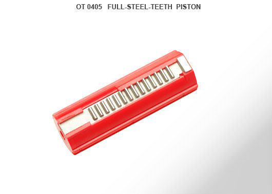 AEG Element Reinforced Piston w/FULL STEEL Teeth