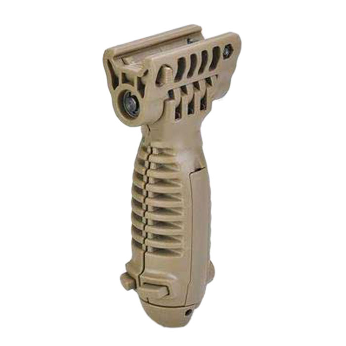 Tactical Vertical G1 Light Holder Front ForeGrip Grip Bipod Tan - Click Image to Close