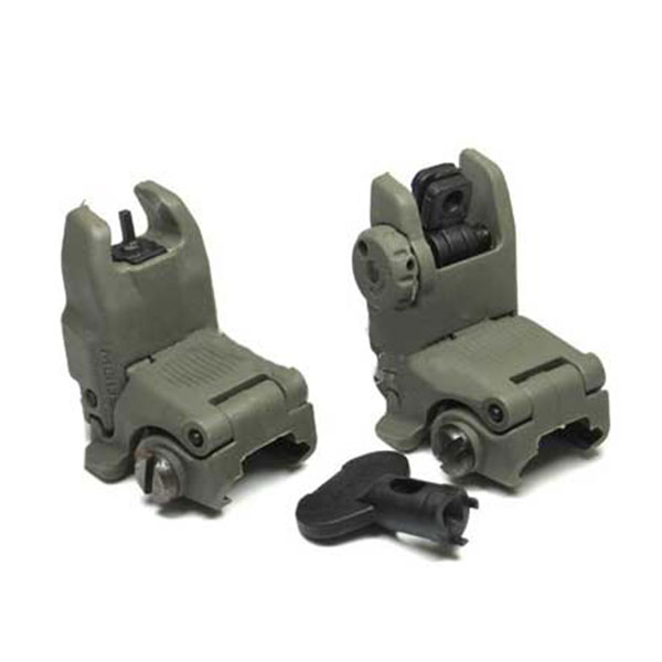 FA Tactical PTS Gen2 Front & Rear Sight Set Flip Up Back Up Sight FG