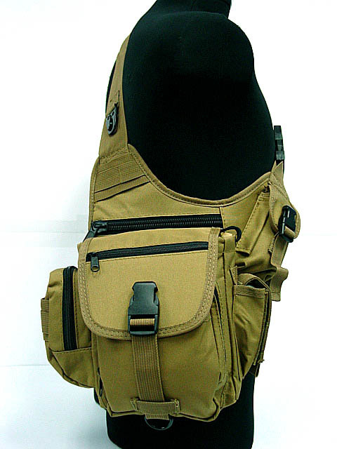 Military Tactical Nylon Wading Chest Pack Sling Single Shoulder Bags