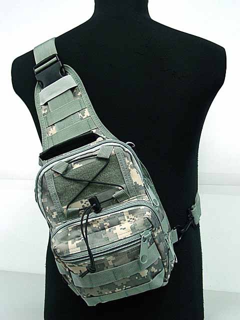 3-Way Tactical Utility Shoulder Sling Pouch Sport Backpack Chest Bag
