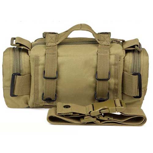 Airsoft Mix Multifunction Shoulder Bags Tactical Waist Pack Tan