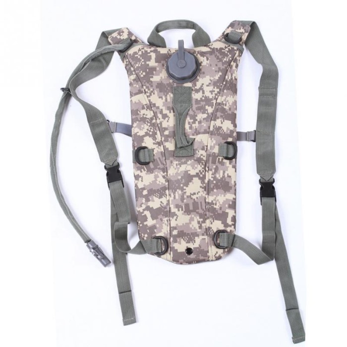 3L TPU Hydration Water Bag Sport Water Proof Hydration Backpack ACU - Click Image to Close