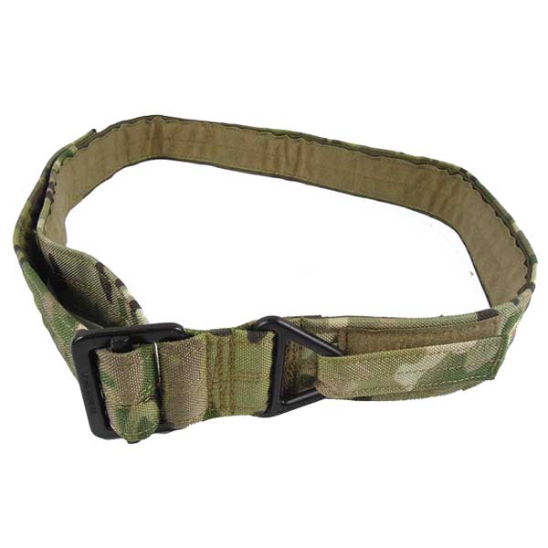 Tactical Military Cordura Fabric Rescue Rigger Combat Duty Belt CP