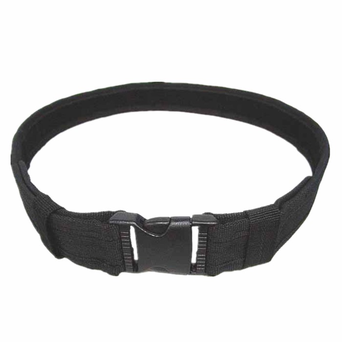 1.5" Tactical Load Bearing Combat Duty Belt Nylon Fabric Belt BK - Click Image to Close