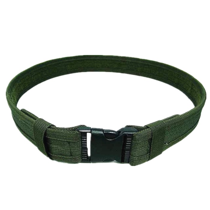 1.5" Tactical Combat Load Bearing Nylon Duty Belt Military Belt OD - Click Image to Close