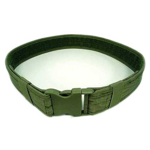 Police Tactical Combat BDU Airsoft Durable Buckle 2" Duty Belt OD - Click Image to Close