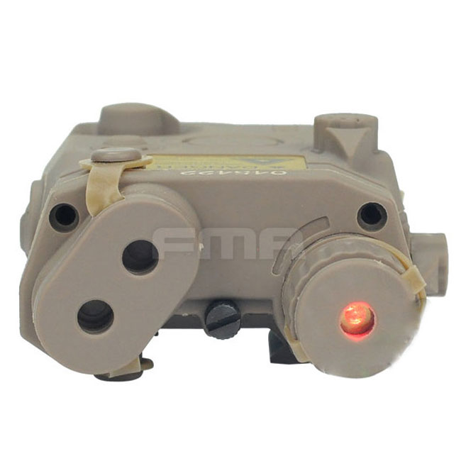 AN/PEQ 15 LA-5 Battery Box Model & Red Laser Airsoft Force DE