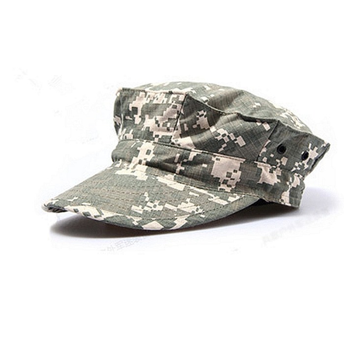 Camouflage Mens Military Octagon Hat Tactical Sun Hat Army Hat ACU