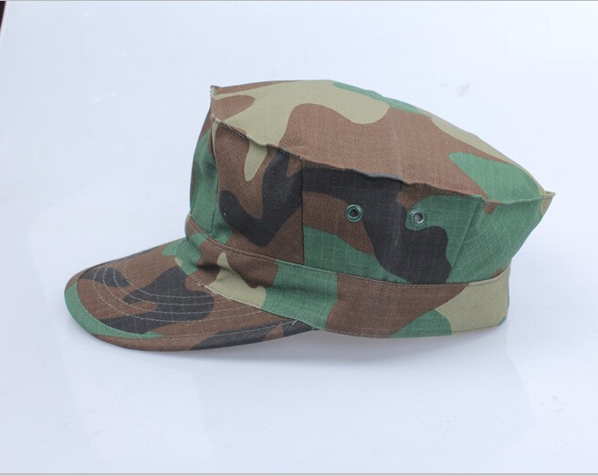 Camouflage Army Military Octagon Hat Tactical Sunhat Mens Cap Jungle