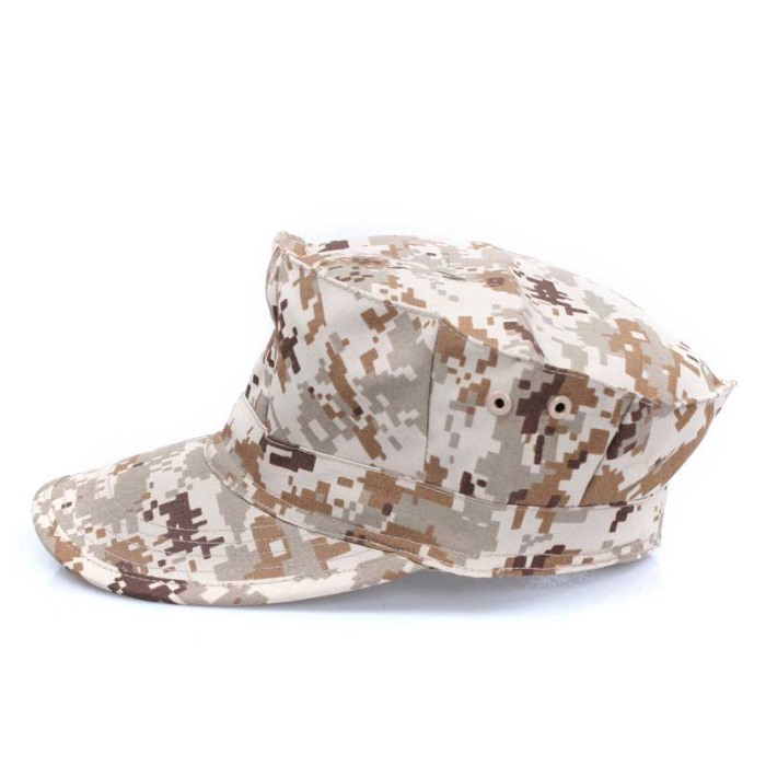 Camouflage Mens Military Octagon Hat Tactical Sun Hat Army Hat D