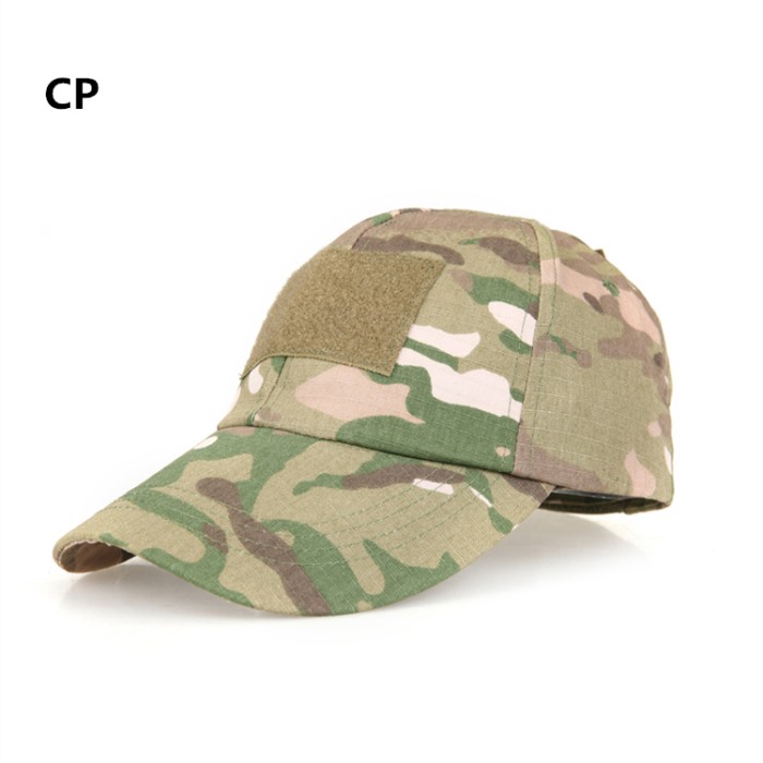 Adjustable Tactical Cap Military Sun Hat with Velcro Baseball Cap CP - Click Image to Close