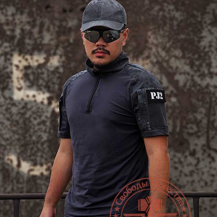 Rattlesnake Tactical Python Colorblock Shirt Short Sleeve Tees WJH - Click Image to Close