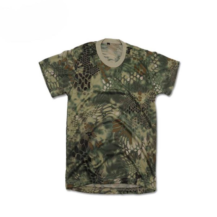 Python Camo Paintball Combat Tactical Quick-drying T-shirt Jungle