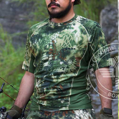 Chiefs Quick-Drying Kryptek Short Sleeve Tactical Combat Shirt Jungl