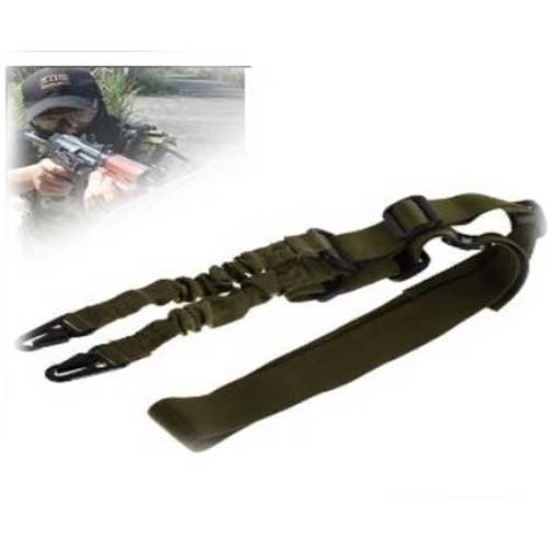 Sling Pistol Chest Camping Camera Belt Rifle Gun Sling 2 Point OD - Click Image to Close