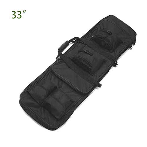 33" Rifle Gun Case Bag Tactical Hunting Air Target Range Bags BK - Click Image to Close