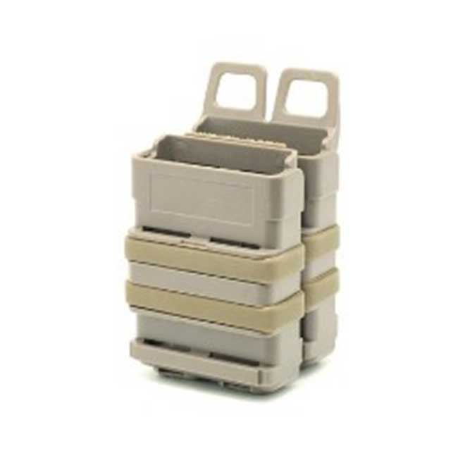 Airsoft M4 Pouch,MOLLE Airsoft M4 Double Mag Pouches 5.56 DE - Click Image to Close