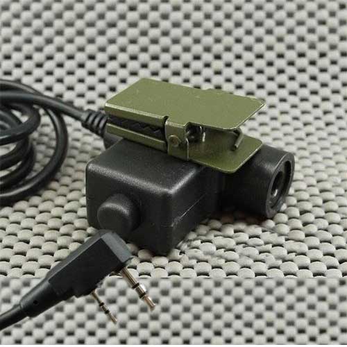 Z-Tactical TCI Headset PTT for ICOM U94 Style 2 Pins Radio Heads