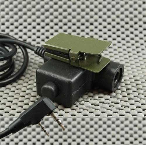 Z-Tactical TCI Headset PTT for ICOM U94 Style 2 Pins Radio Heads - Click Image to Close