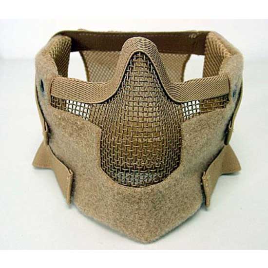 Airsoft Mask New Stalker Style Splinter Mask Steel mesh Tan