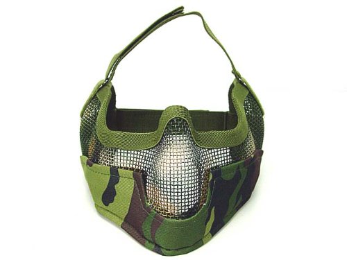 Cool airsoft stalker bat raider mesh mask digital woodland camo