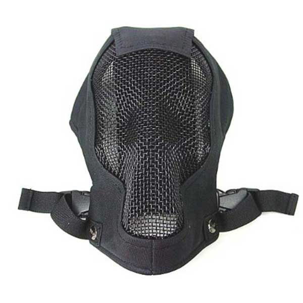 Airsoft Praetorian Skull Razor Combat Gear Mask Black - Click Image to Close