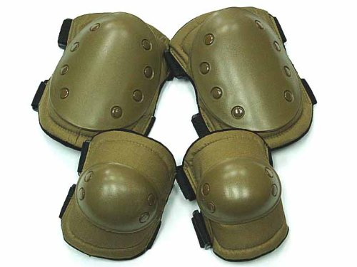 Advanced tactical gear knee & elbow pads coyote brown