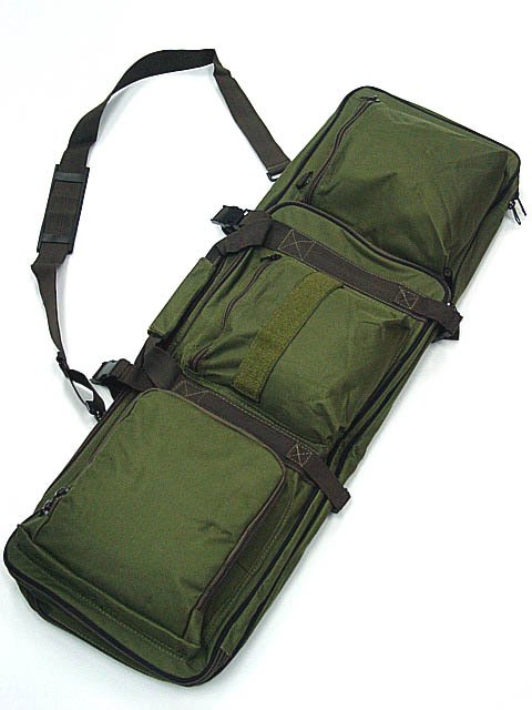 Tactical Rifle AEG Carrying Case Airsoft Gun Bag OD #B