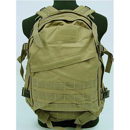 Airsoft Combat Tactical Gear Backpack 3D Tactical Bag Coyote Brown