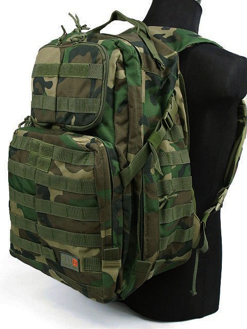 3-DAY MOLLE ASSAULT BACKPACK CAMO WOODLAND Field bag