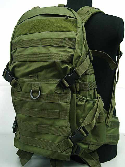 SWAT Tactical Backpack Bag Molle Patrol Rifle Gear OD - Click Image to Close