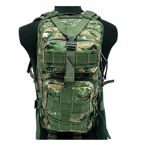 3L Convenient 3 Molle Assault Backpack Digital Camo Woodland