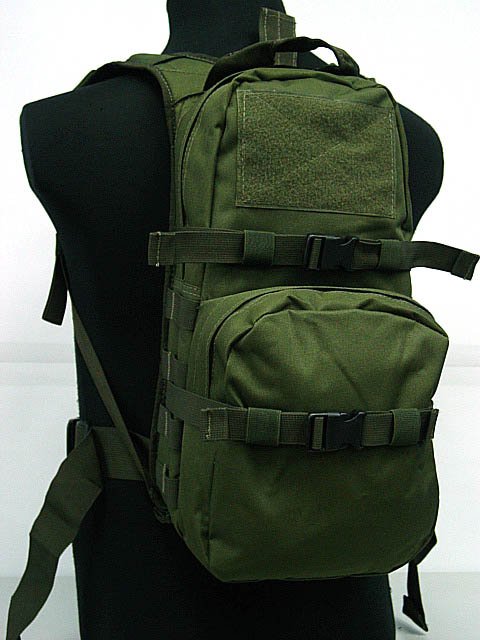 Tactical military molle 3L Hydration Water Backpack OD