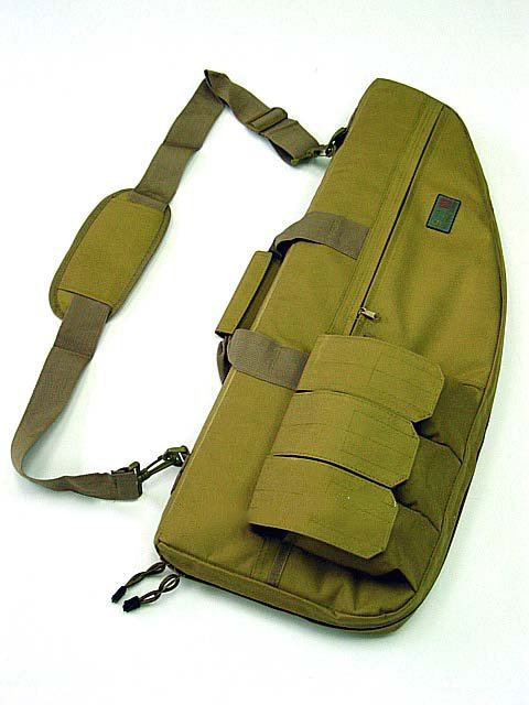 Tactical AEG Rifle Sniper Case Gun Bag Large capacity Brown - Click Image to Close