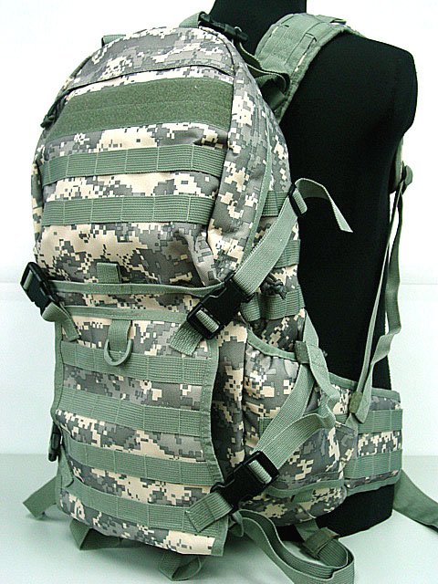 Molle rucksack Rifle Gear Backpack Digital ACU Camo - Click Image to Close