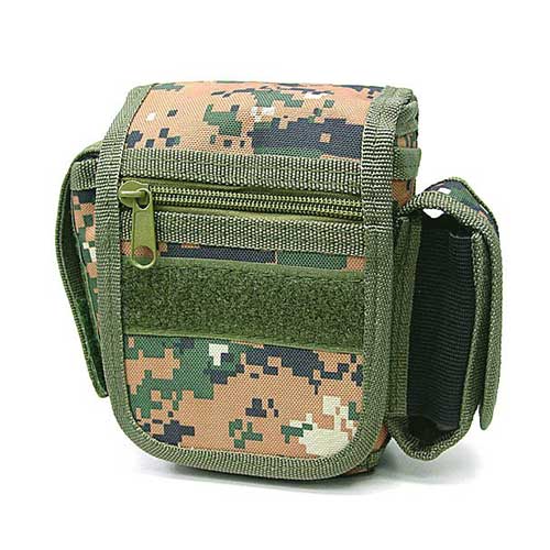 Practical Waist Pouch Digital Camo Woodland Carrier Bag - Click Image to Close