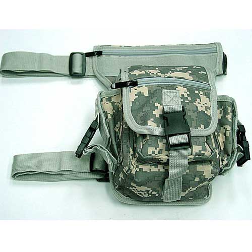 Multifunction Drop Leg Practical Carrier Bag Digital ACU Camo - Click Image to Close