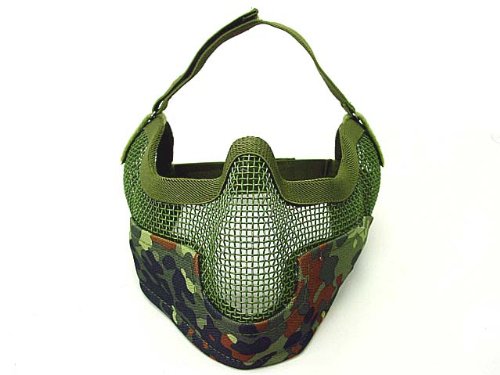 Airsoft Mask Stalker BAT Raider Mesh Greman Camo Z6006 - Click Image to Close