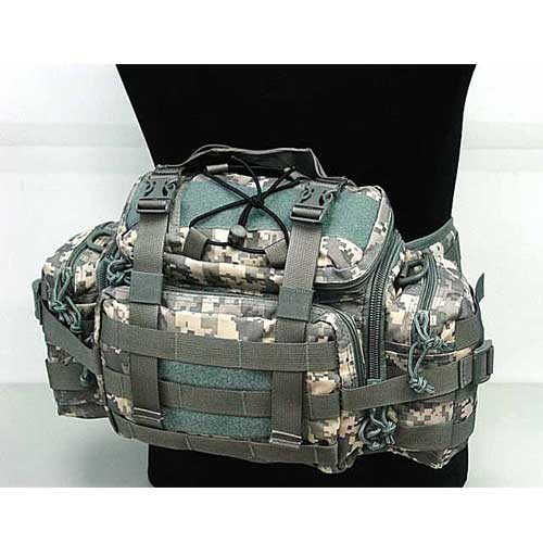 Molle Tactical Gear Assault Waist Pouch Bag Digital camo - Click Image to Close