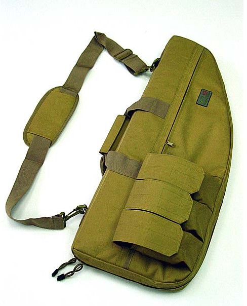 28 inch Tactical AEG Rifle Sniper Case Gun Bag Coyote Brown - Click Image to Close