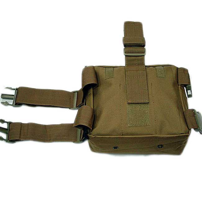 Utility Pouch Bag US Molle Drop Leg Panel Coyote Brown - Click Image to Close