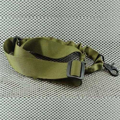 Navy Seal & USMC Style CQB 1 Point Bungee Sling - OD - Click Image to Close