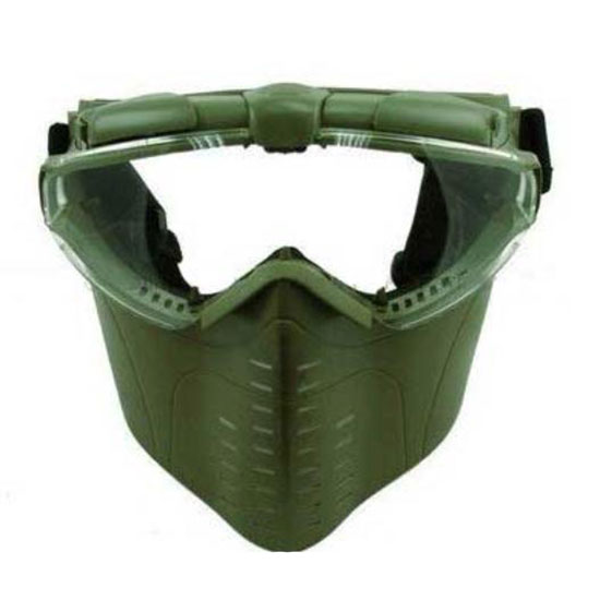 Electric Turbo Fan Full Face Mask (OD Green) Z6017E - Click Image to Close