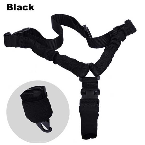 Airsoft Quick Release Buckle single point sling Rifle Sling Strap BK